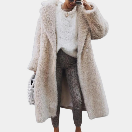 Abrigo Largo De Invierno Con Bolsillos Para Mujer | Ideal Para Invierno