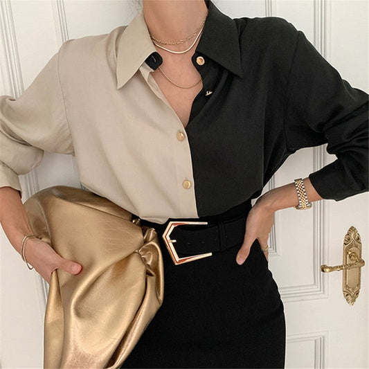 Blusa Larga Oversize Con Cierre Abotonado Para Mujer | Ideal Para Uso Diario Informal