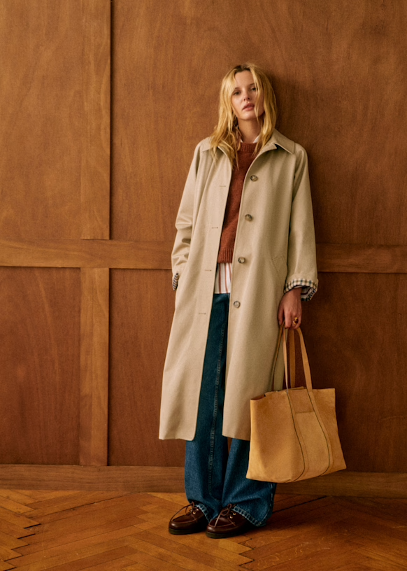Trench Oversize con Corte Recto para Mujer | Ideal como Prenda Exterior