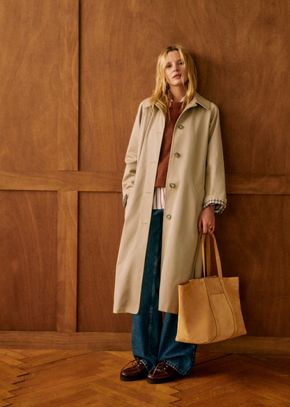Trench Oversize con Corte Recto para Mujer | Ideal como Prenda Exterior