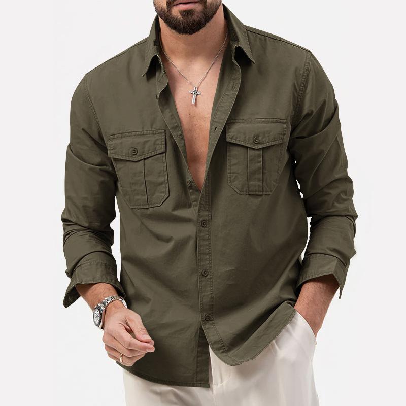 Blusa Con Mangas Largas Y Bolsillos Funcionales Para Mujer | Ideal Para Uso Diario Y Actividades De Ocio