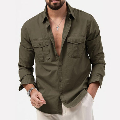 Blusa Con Mangas Largas Y Bolsillos Funcionales Para Mujer | Ideal Para Uso Diario Y Actividades De Ocio