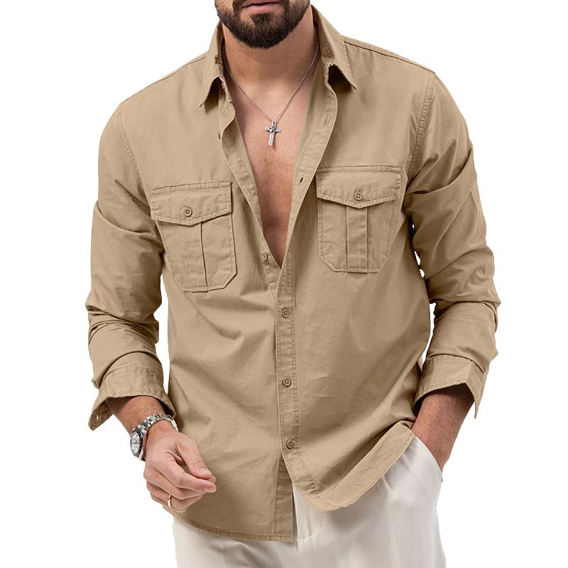 Blusa Con Mangas Largas Y Bolsillos Funcionales Para Mujer | Ideal Para Uso Diario Y Actividades De Ocio