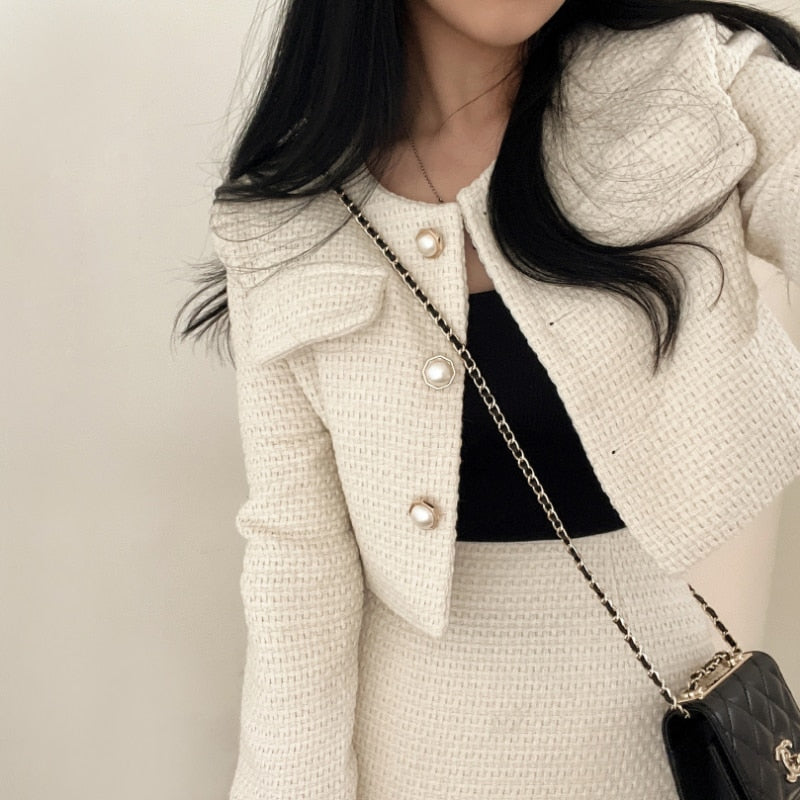 Conjunto De Blazer Y Falda Para Mujeres Con Corte Clásico | Ideal Para Entornos Formales