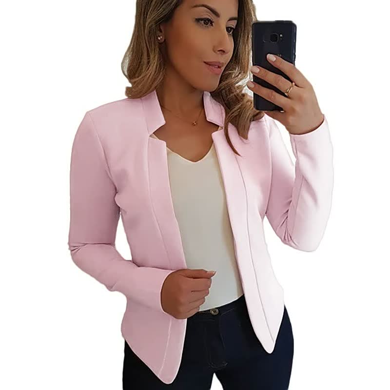 Blazer Para Mujer Con Corte Recto Y Apertura Frontal | Ideal Para Uso Profesional O Diario