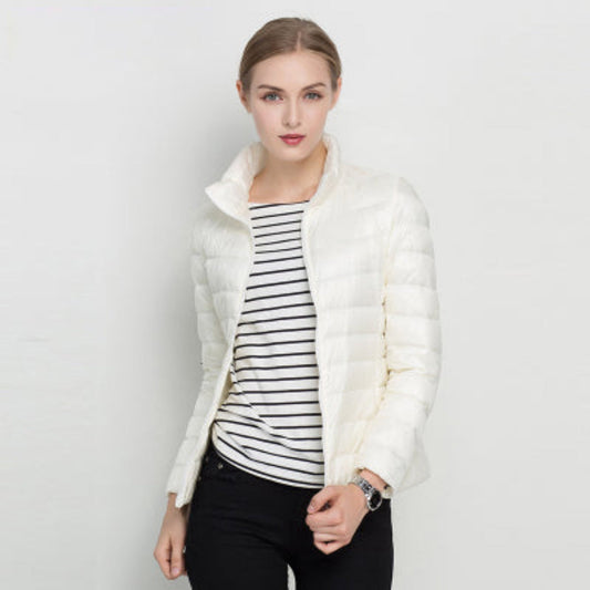 Chaqueta Acolchada Con Mangas Largas Para Mujer | Ideal Para Temporadas Frías