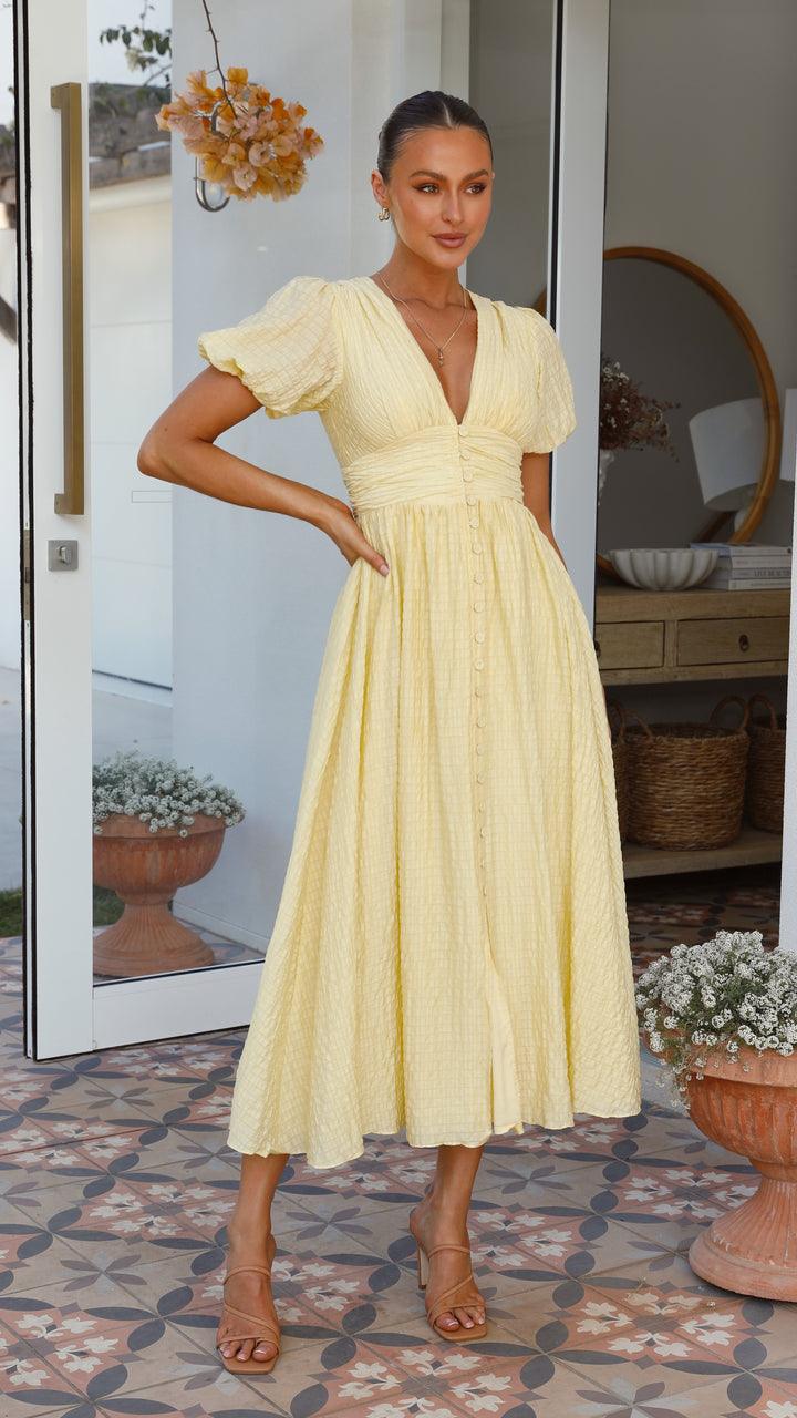 Vestido Largo Con Cierre Abotonado Frontal Para Mujer | Ideal Para Uso Diario Y Ocasiones Formales