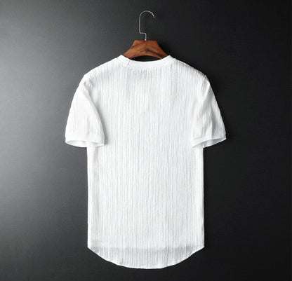 Conjunto Dos Piezas Para Hombre Con Camisa De Manga Corta Y Pantalón | Ideal Para Verano