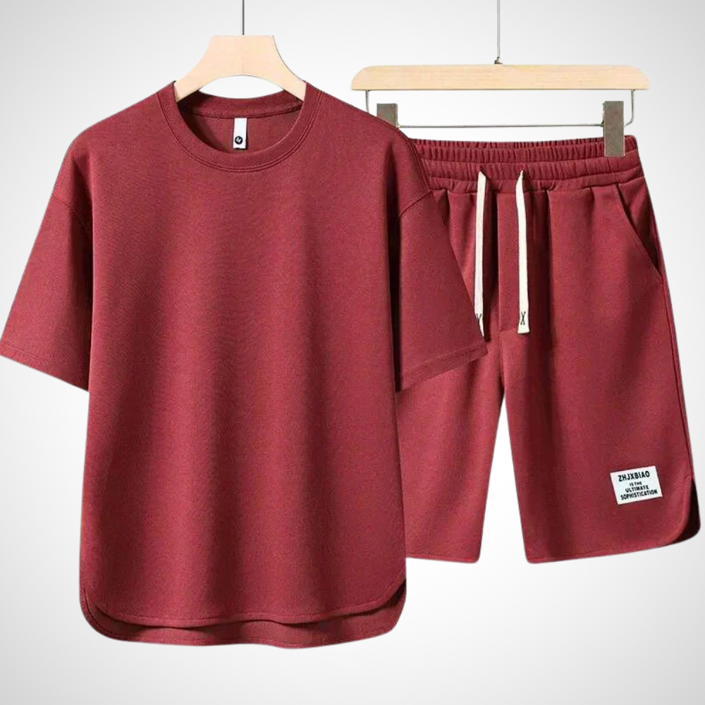 Conjunto Dos Piezas con Camiseta Oversize y Short Elástico para Adultos | Ideal para Uso Diario