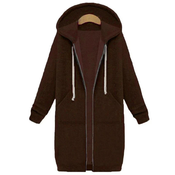 Abrigo De Invierno Largo Con Capucha Para Mujer | Ideal Para Invierno