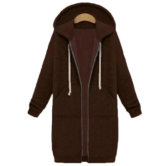 Abrigo De Invierno Largo Con Capucha Para Mujer | Ideal Para Invierno