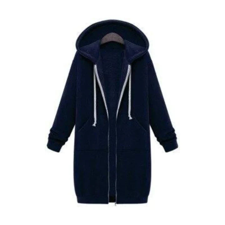 Abrigo De Invierno Largo Con Capucha Para Mujer | Ideal Para Invierno