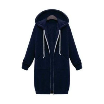 Abrigo De Invierno Largo Con Capucha Para Mujer | Ideal Para Invierno
