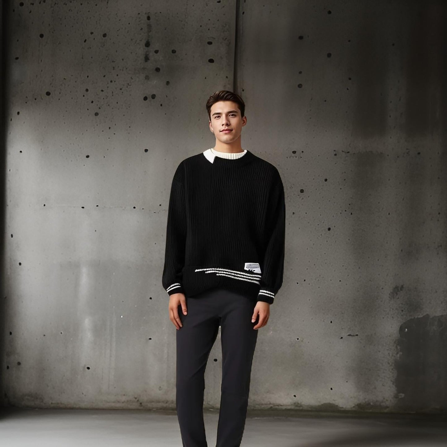 Jersey de Punto con Corte Clásico para Hombre | Ideal para Uso Diario