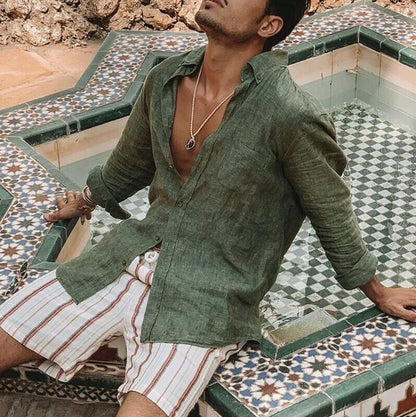Camisa de Hombre con Corte Estándar para Uso Informal | Ideal para el Día a Día