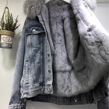 Chaqueta Corta con Cierre de Botones y Cuello con Solapa para Mujer | Ideal para Temporada Fría