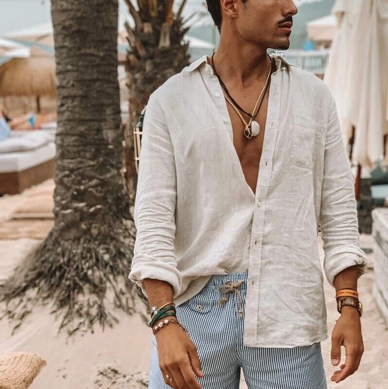 Camisa de Hombre con Corte Estándar para Uso Informal | Ideal para el Día a Día
