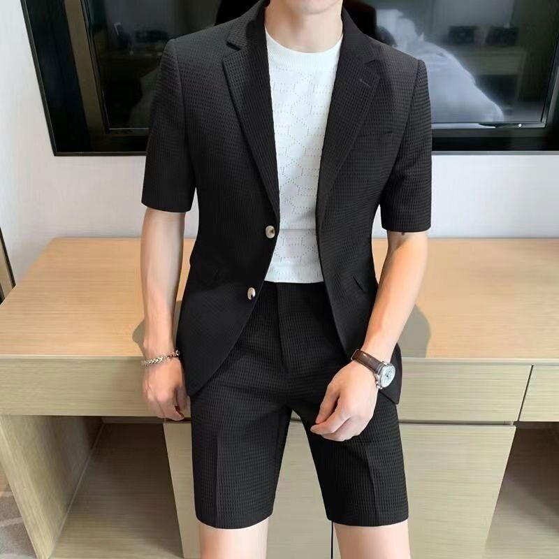 Conjunto de Dos Piezas con Camisa de Manga Larga para Hombre | Ideal para Uso Diario