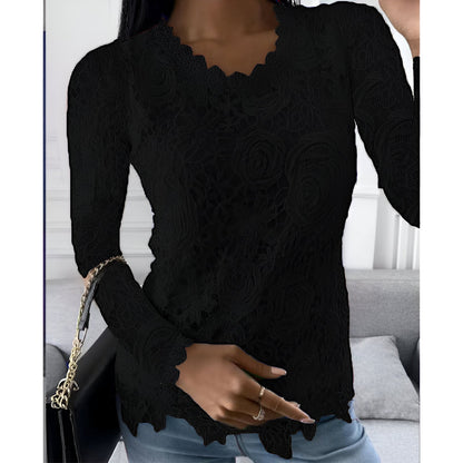 Blusa Con Escote Redondo Para Mujer | Ideal Para Uso Profesional Y Diario