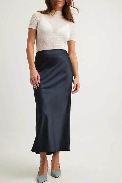 Falda Midi de Talle Alto para Mujer | Ideal para Uso Diario y Eventos