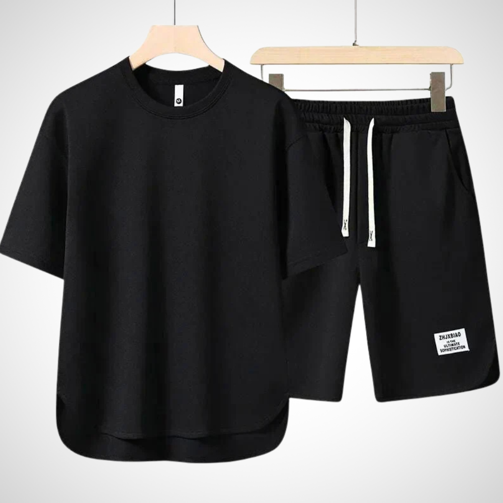 Conjunto Dos Piezas con Camiseta Oversize y Short Elástico para Adultos | Ideal para Uso Diario