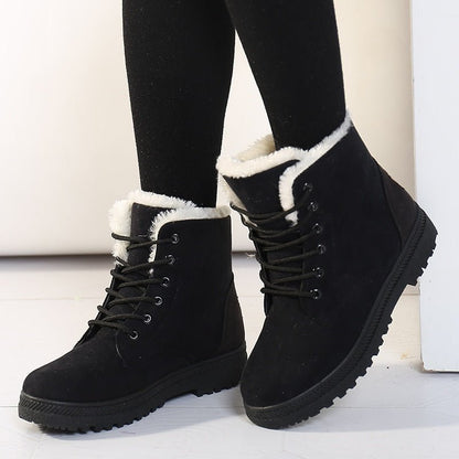 Botas De Invierno Con Cordones Para Mujer | Ideal Para Temporada Fría