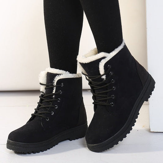 Botas De Invierno Con Cordones Para Mujer | Ideal Para Temporada Fría