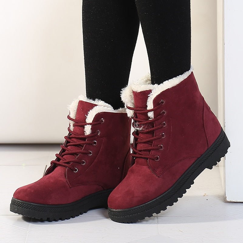 Botas De Invierno Con Cordones Para Mujer | Ideal Para Temporada Fría