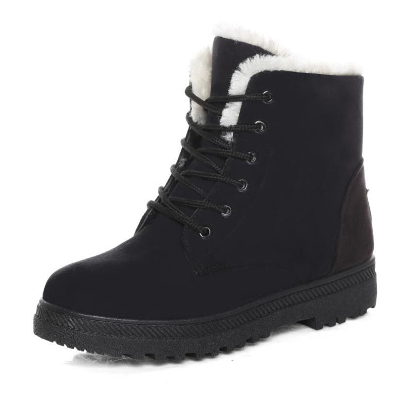 Botas De Invierno Con Cordones Para Mujer | Ideal Para Temporada Fría