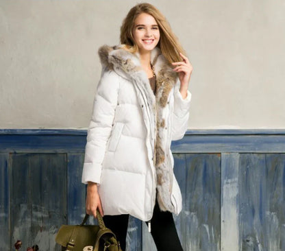 Parka De Invierno Con Cierre Frontal Para Mujer | Ideal Para Temporada De Frío