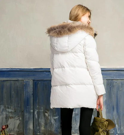 Parka De Invierno Con Cierre Frontal Para Mujer | Ideal Para Temporada De Frío