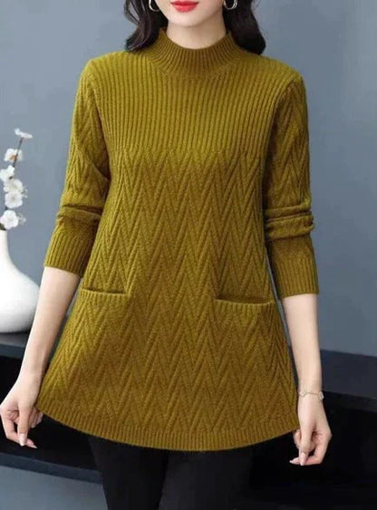 Jersey Con Corte Regular Para Mujer | Ideal Para Otoño E Invierno