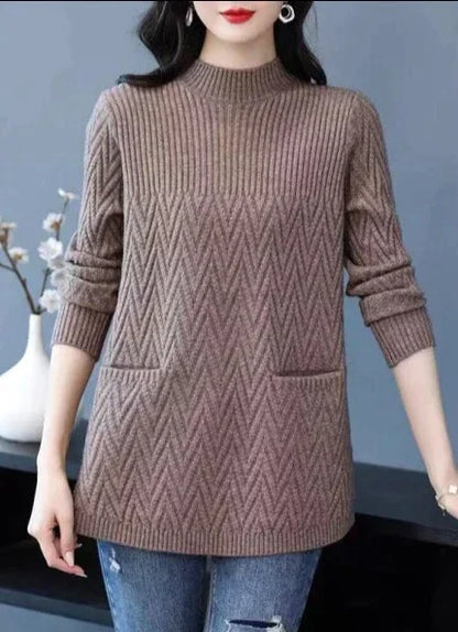 Jersey Con Corte Regular Para Mujer | Ideal Para Otoño E Invierno