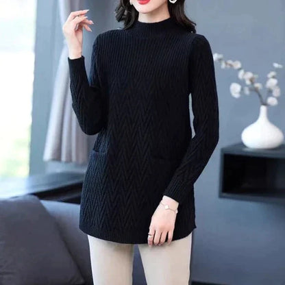 Jersey Con Corte Regular Para Mujer | Ideal Para Otoño E Invierno