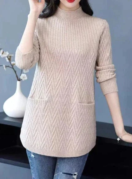 Jersey Con Corte Regular Para Mujer | Ideal Para Otoño E Invierno