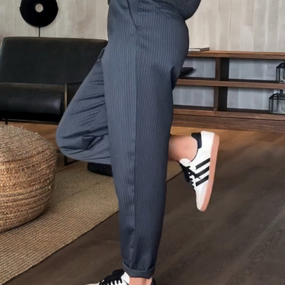 Pantalón De Cintura Alta Con Corte Recto Para Mujer | Ideal Para Uso Diario Y Profesional