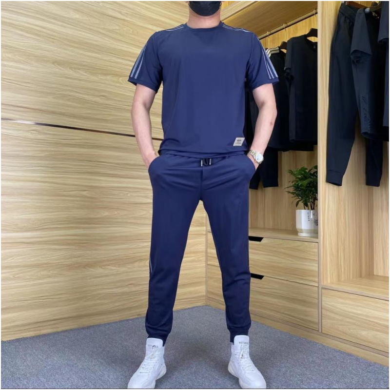Conjunto de Dos Piezas con Top y Pantalón para Hombre | Ideal para Uso Diario y Salidas Informales