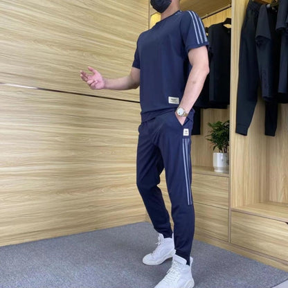 Conjunto de Dos Piezas con Top y Pantalón para Hombre | Ideal para Uso Diario y Salidas Informales