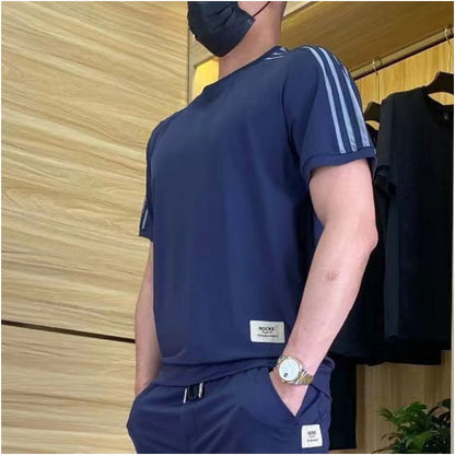 Conjunto de Dos Piezas con Top y Pantalón para Hombre | Ideal para Uso Diario y Salidas Informales