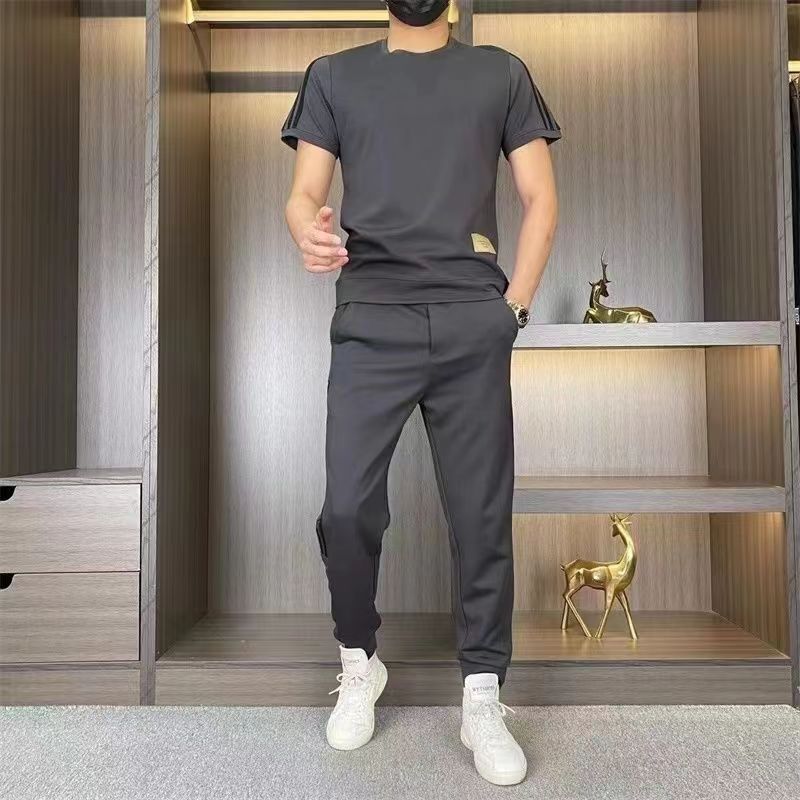 Conjunto de Dos Piezas con Top y Pantalón para Hombre | Ideal para Uso Diario y Salidas Informales