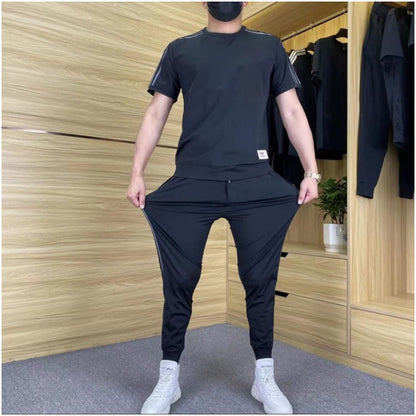 Conjunto de Dos Piezas con Top y Pantalón para Hombre | Ideal para Uso Diario y Salidas Informales