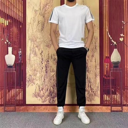Conjunto de Dos Piezas con Top y Pantalón para Hombre | Ideal para Uso Diario y Salidas Informales