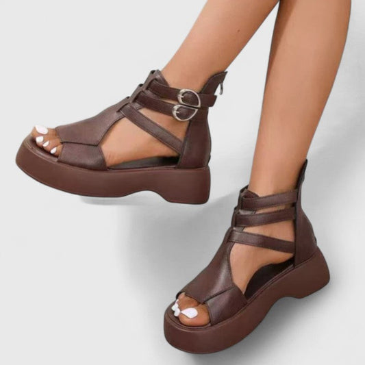Sandalias Con Plataforma Y Tacón Para Mujer | Ideal Para Uso Diario Y Temporada Cálida