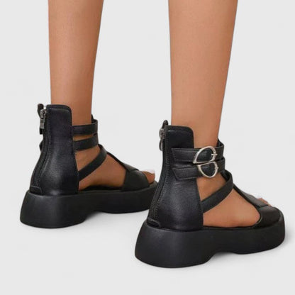 Sandalias Con Plataforma Y Tacón Para Mujer | Ideal Para Uso Diario Y Temporada Cálida