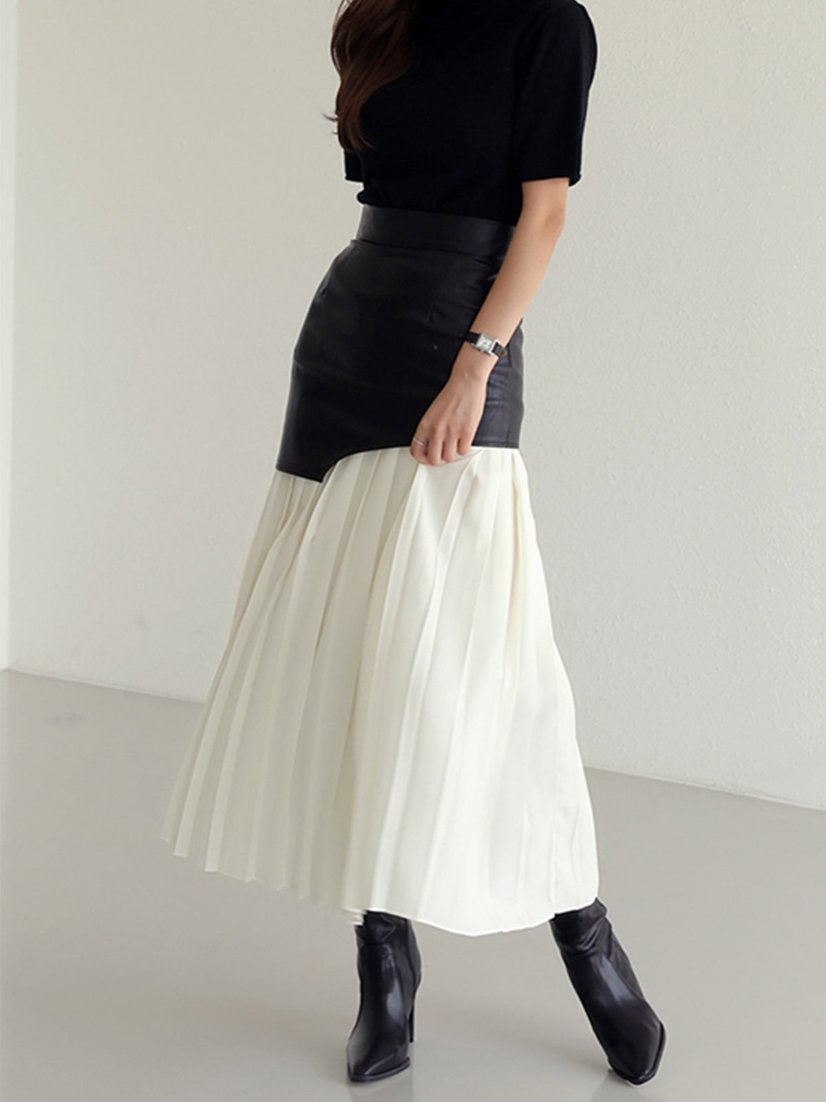 Falda Midi Asimétrica de Corte Regular para Mujer | Ideal para Uso Diario y Trabajo
