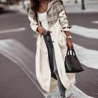 Trench Largo De Corte Recto Para Mujer | Ideal Para Salidas Diarias Y Actividades Al Aire Libre