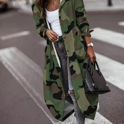 Trench Largo De Corte Recto Para Mujer | Ideal Para Salidas Diarias Y Actividades Al Aire Libre
