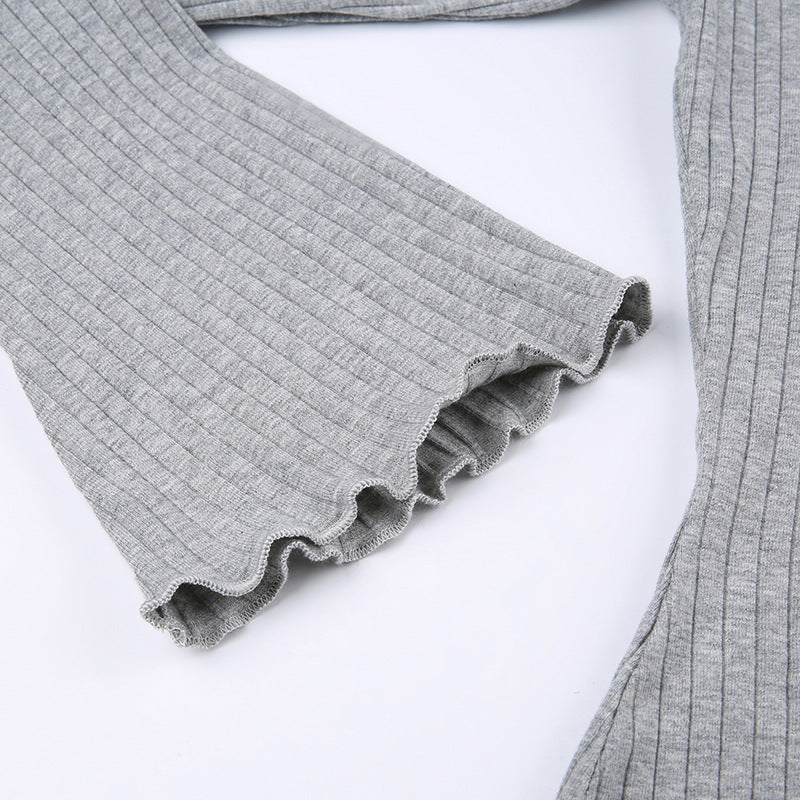 Top Con Escote Cuadrado Y Manga Larga Para Mujer | Ideal Para Uso Diario Y Semi-Formal