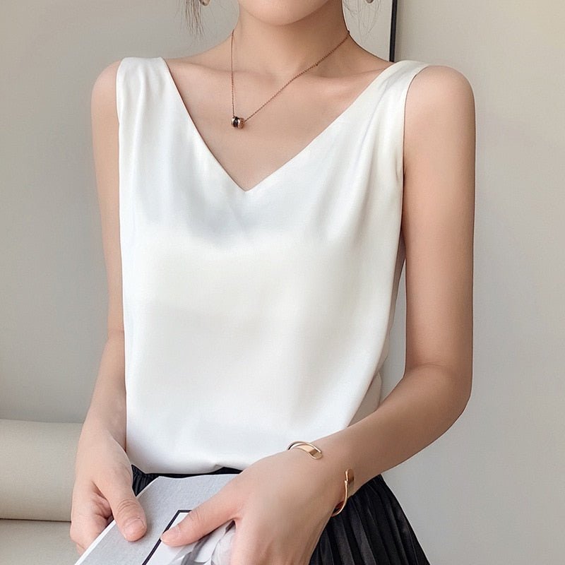 Camiseta De Tirantes Lisa Para Mujer | Ideal Para Verano Y Uso Diario