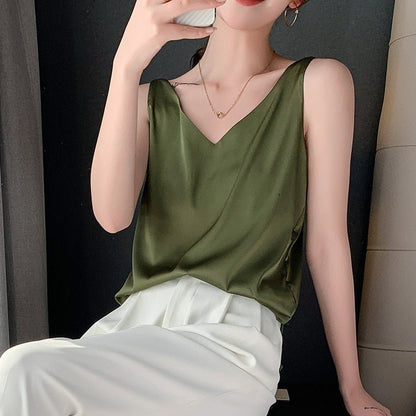 Camiseta De Tirantes Lisa Para Mujer | Ideal Para Verano Y Uso Diario